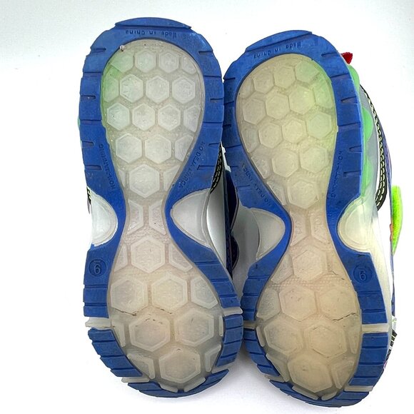 PJ Masks Little Boys Light Up Shoes Athletic Sneakers Blue CatBoy Gekko Size 9 - Picture 8 of 8